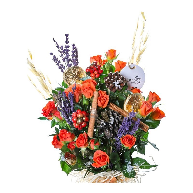 Christmas Paradise Çiçek Vazosu Kokina