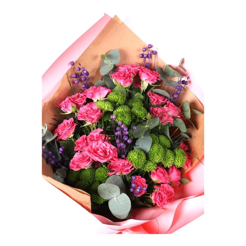 Whispering Pink Gül Buketi